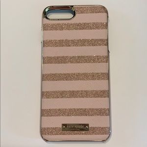 iPhone 7/8 plus case. Sparkle Kate spade.